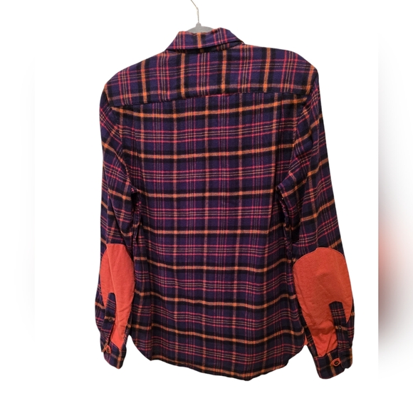 Betabrand Long Sleeve Button Up Flannel Shirt. Size Small - Picture 6 of 8